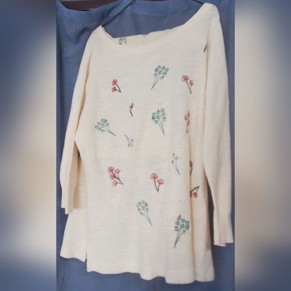 Capri Jeans & Long-Sleeve Sweater Set, (NYDJ & Loft) - Picture 3 of 14